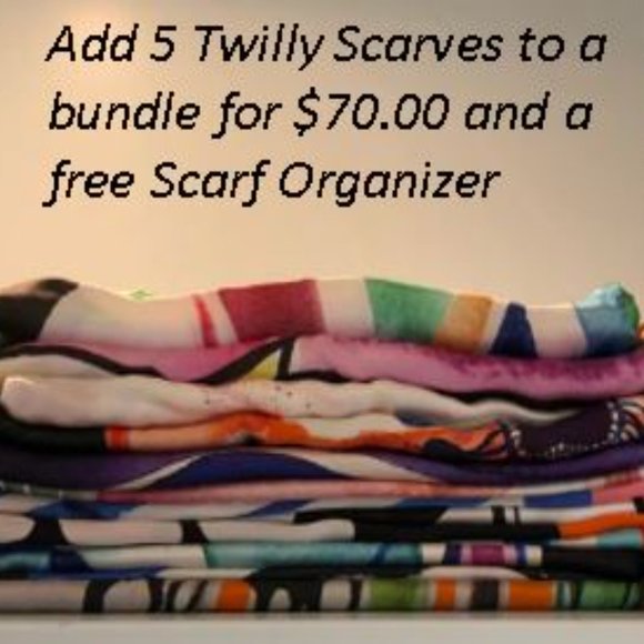 Thin Purse Scarf / Hairband / Scarf - #402 / 5 for $70 - Picture 5 of 5